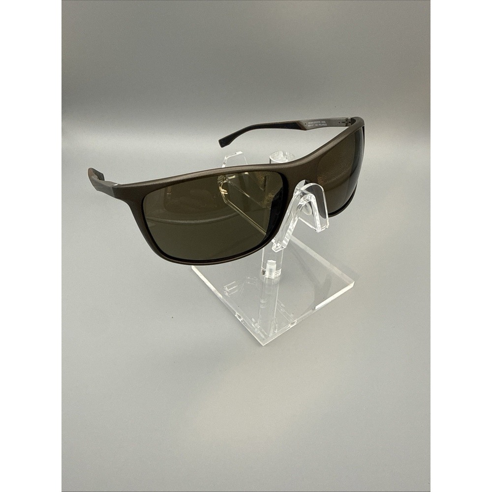 Hugo Boss Crystal Grey Soft Square Polarized Sunglasses - BOSS0707P/S -HOS6L